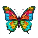 Páginas para Colorear de Mariposas 2 2