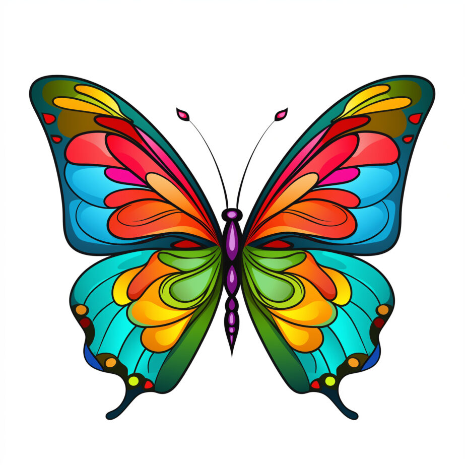 Butterfly For Coloring Pages 2Original image