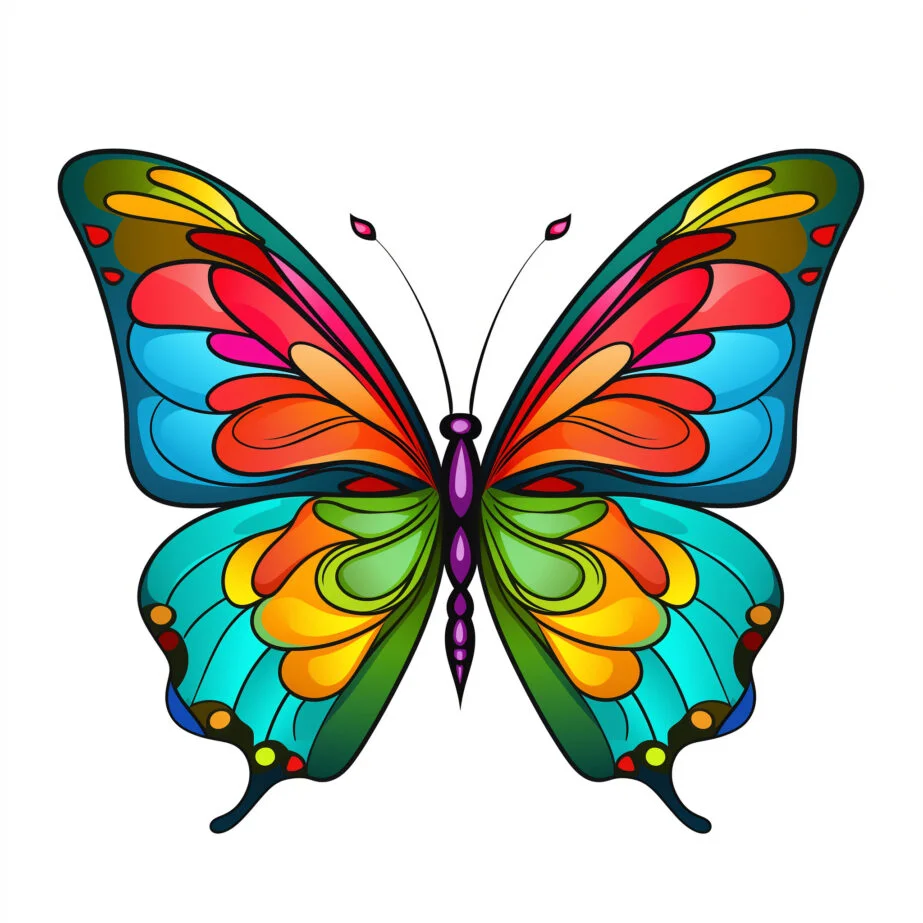 Butterfly For Coloring Pages 2