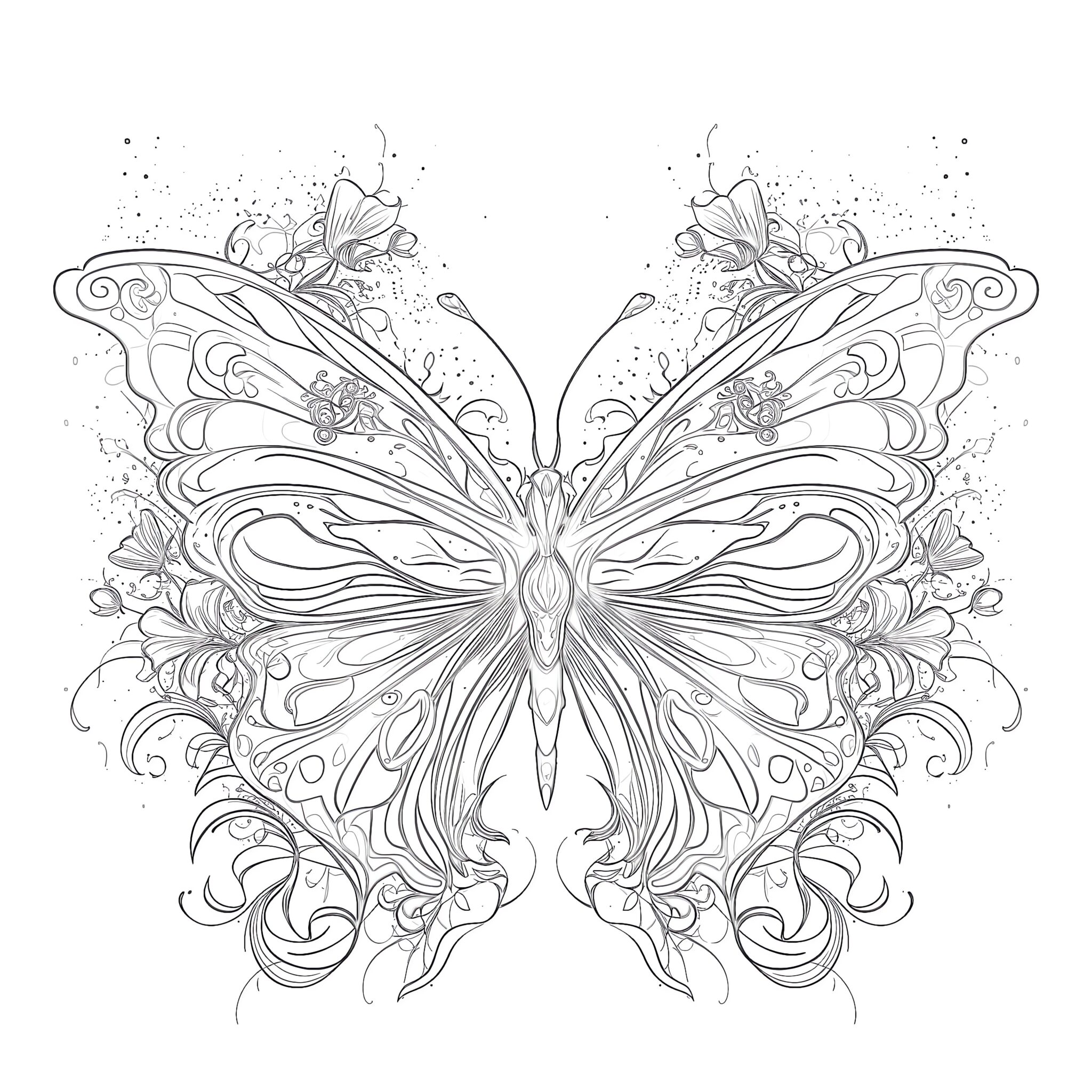 Metamorphosis Pages Coloring Pages