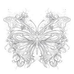 Butterfly Metamorphosis Coloring Page - Printable Coloring page