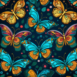 Butterfly Pattern Coloring Page - Origin image