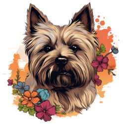 Cairn Terrier Färbung Seiten - Ursprüngliches Bild