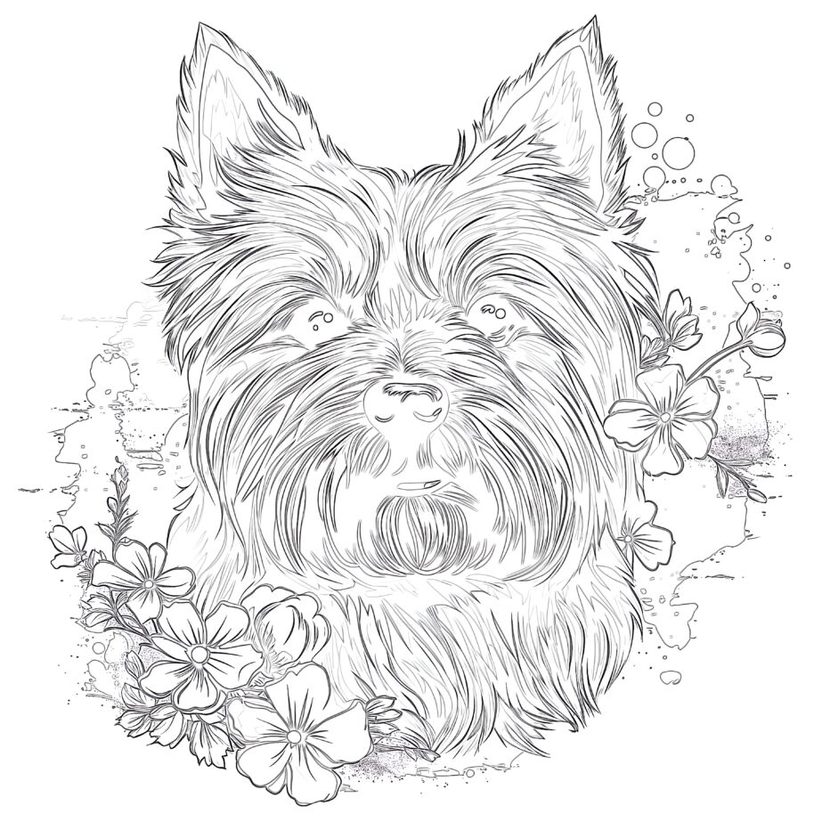 Cairn Terrier Coloring Pages