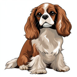 Cavalier King Charles Coloring Pages - Origin image