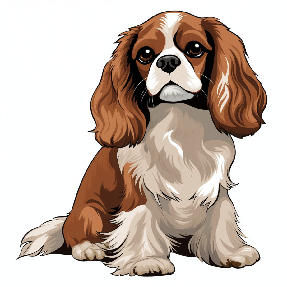 king charles cavalier coloring pages
