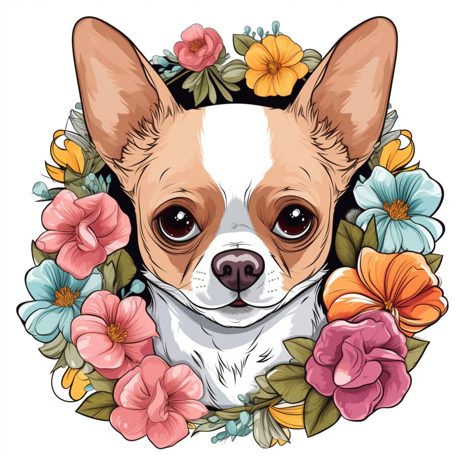 Chihuahua Coloring Pages For Adults 2