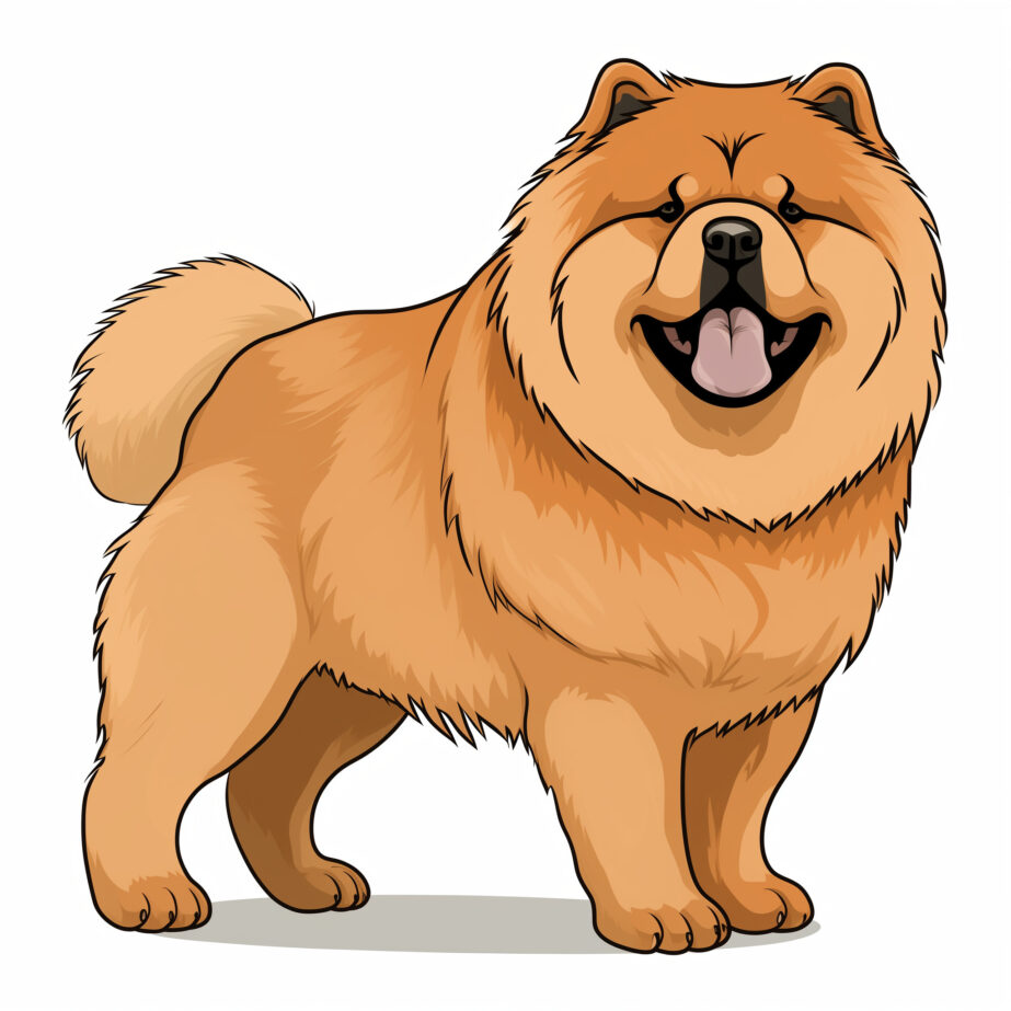 Chow Chow Coloring Pages 2Original image