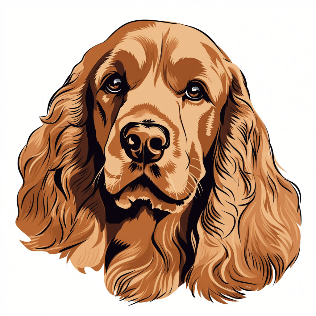 Cocker Spaniel Coloring Page | Coloring Pages Mimi Panda