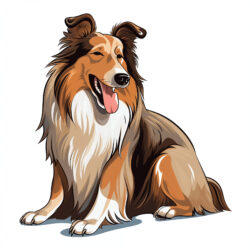 Collie Hund Färbung Seiten - Ursprüngliches Bild