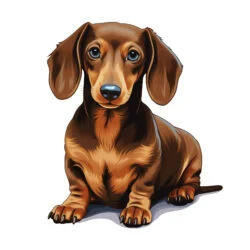 Coloring Pages Dachshund - Origin image