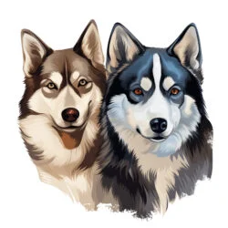 Coloring Pages Of Husky Dogs - Origin image