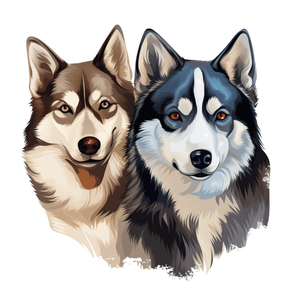 Coloring Pages Of Husky Dogs 2Original image