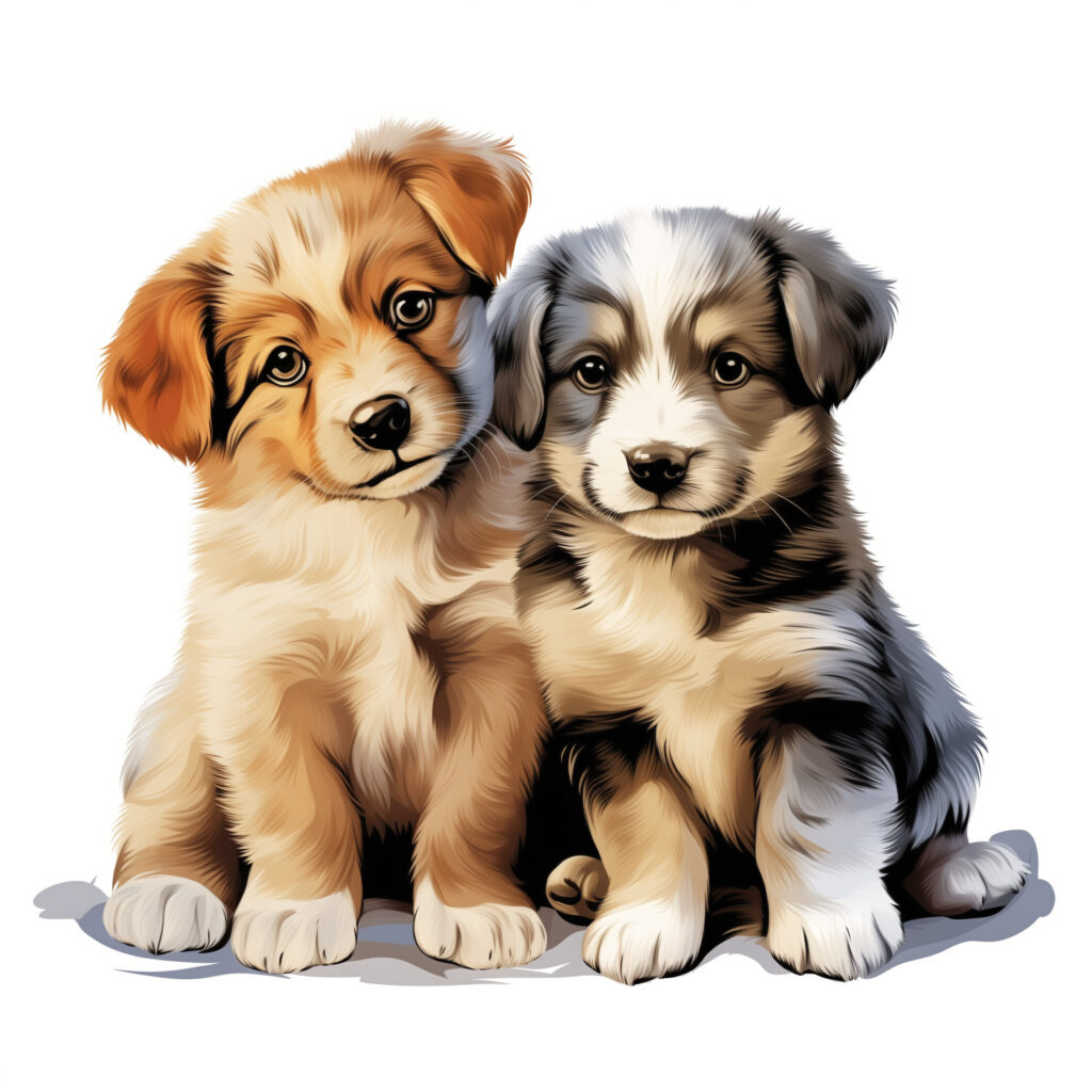 Coloring Pages Of Realistic Puppies | Coloring Pages Mimi Panda