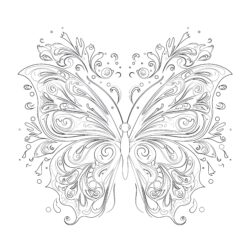 Coloring Pages Printable Butterfly - Printable Coloring page