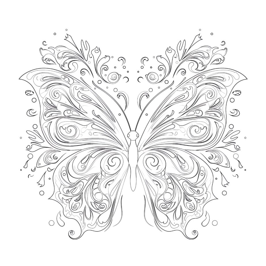 Coloring Pages Printable Butterfly