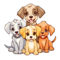 Coloring Pages Puppies Printables - Origin image