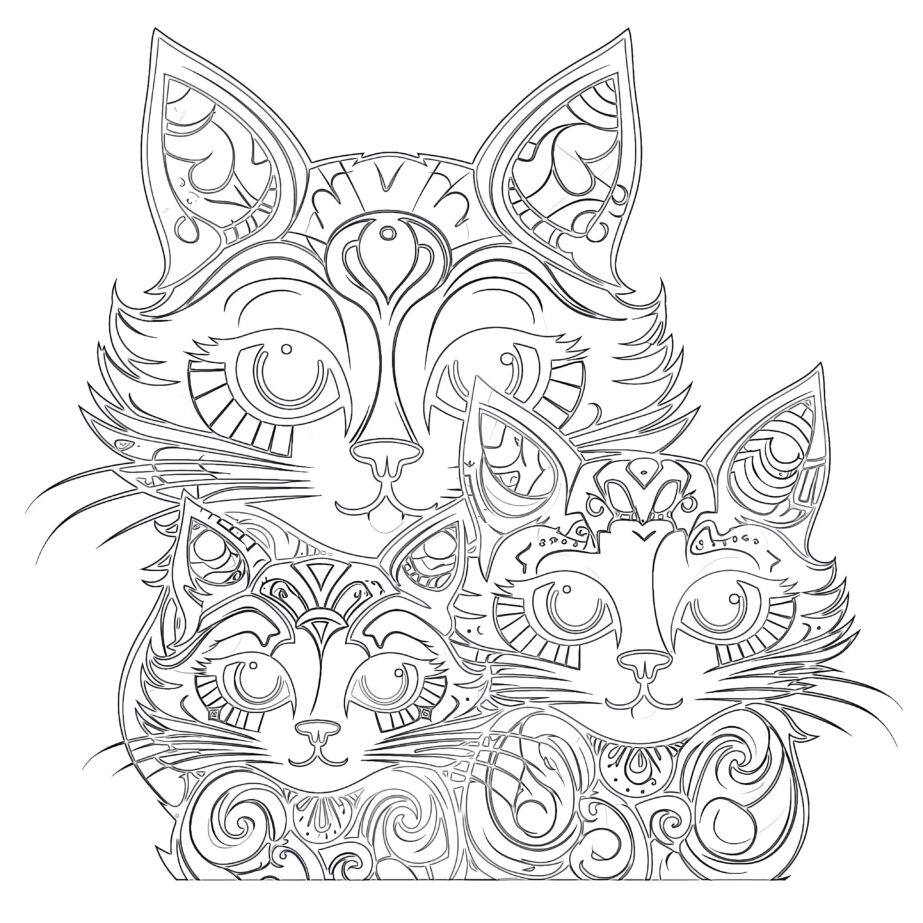 Coloring Pages With Cats