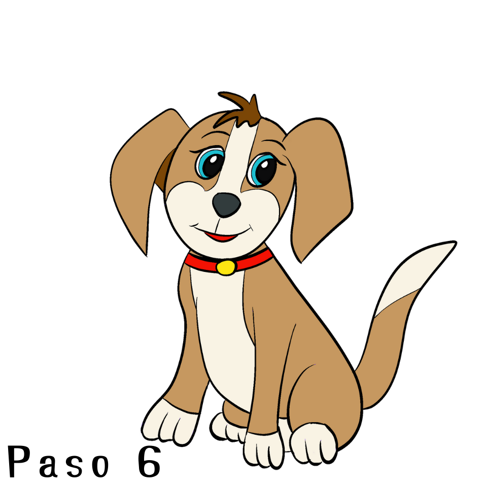 Cómo Dibujar un Perro Paso 6