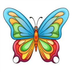 Cute Butterfly Coloring Pages - Origin image