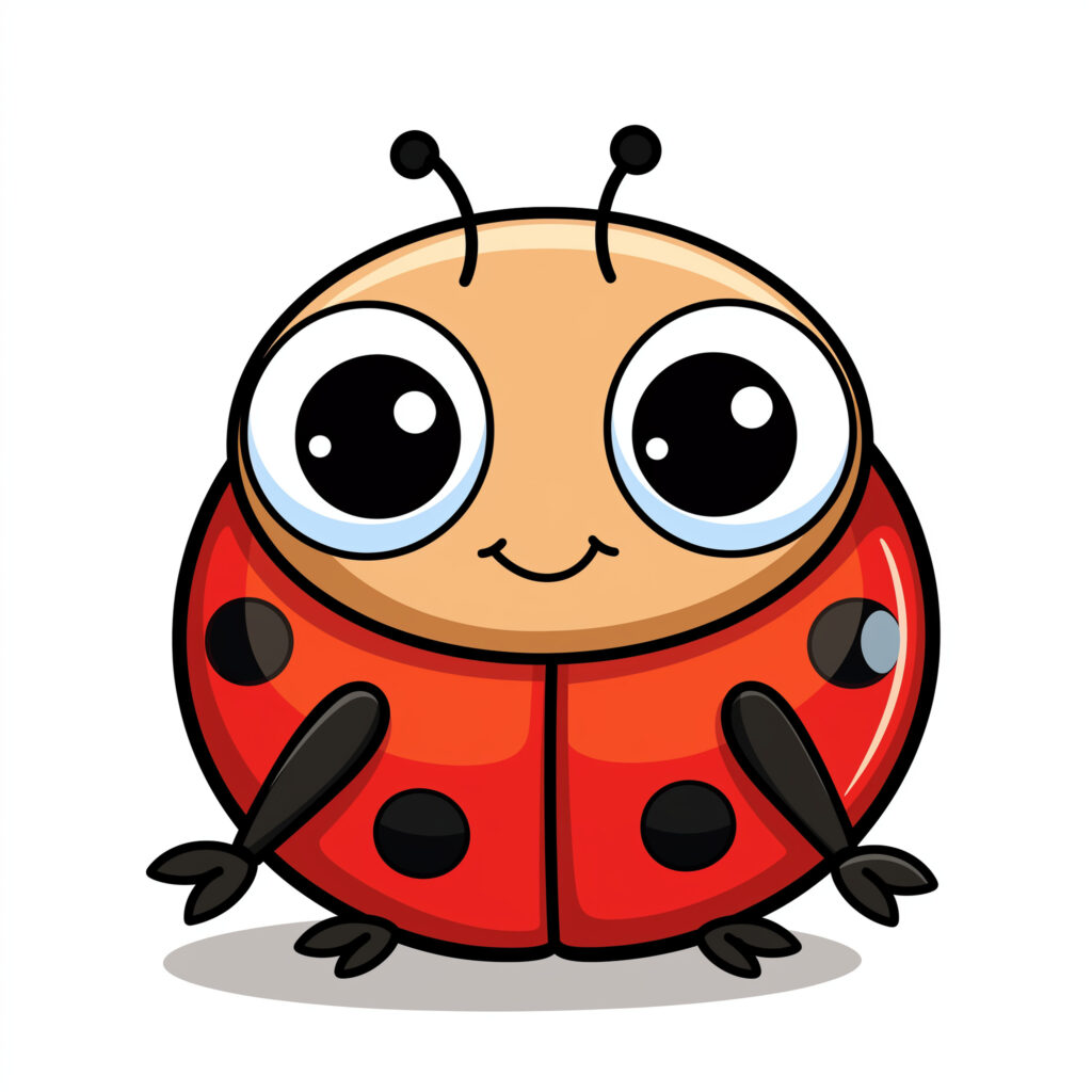 Cute Ladybug Coloring Pages | Coloring Pages Mimi Panda