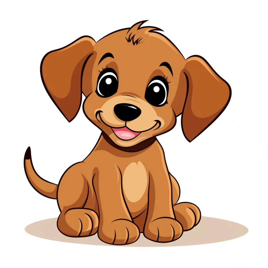 Cute Puppy Dog Coloring Pages 2Original image