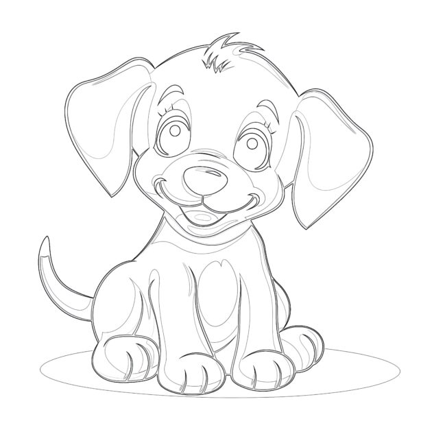 Online Coloring Cute Puppy Dog Coloring Pages Coloring Pages Mimi Panda