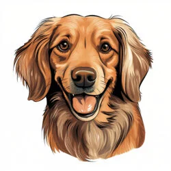 Hund Färbung Seiten Cute - Ursprüngliches Bild