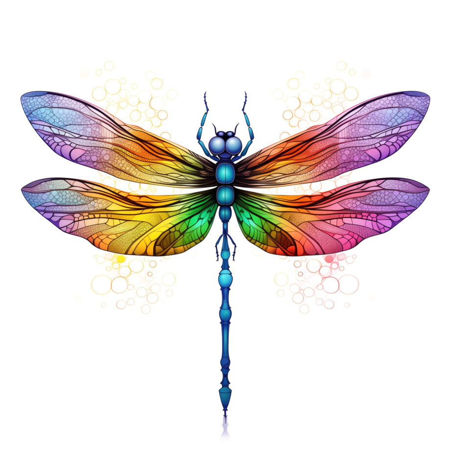 Dragonfly Coloring Page For Adults 2Original image