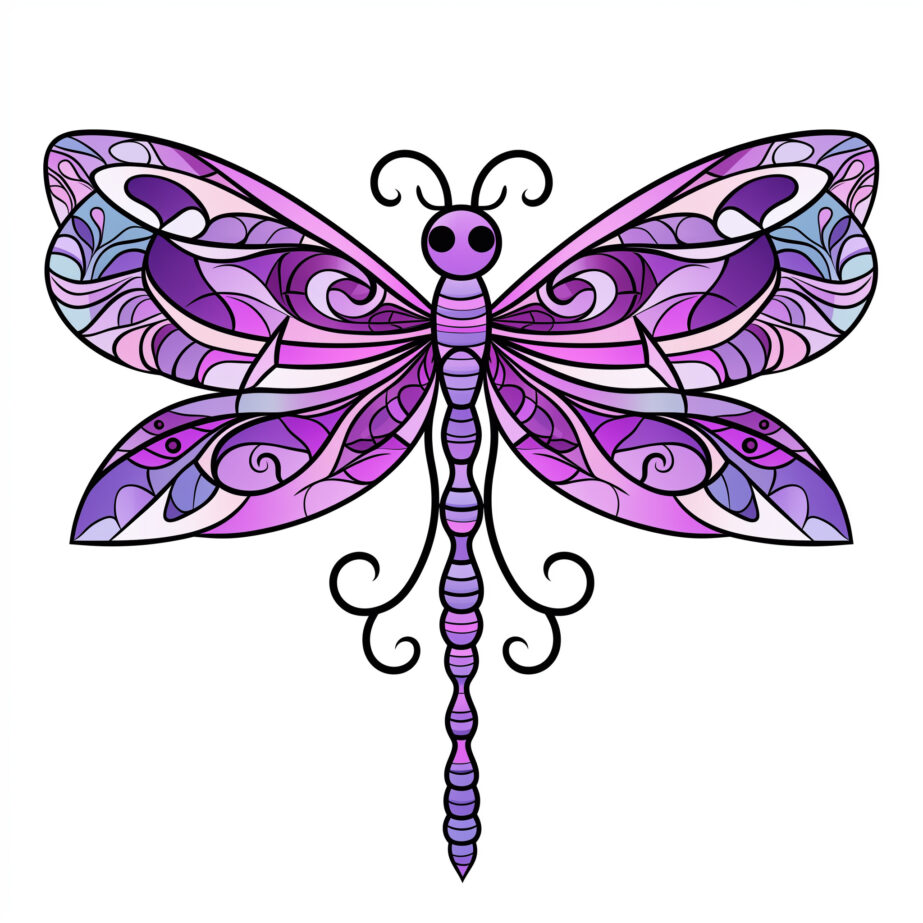 Dragonfly Coloring Page Free 2Original image