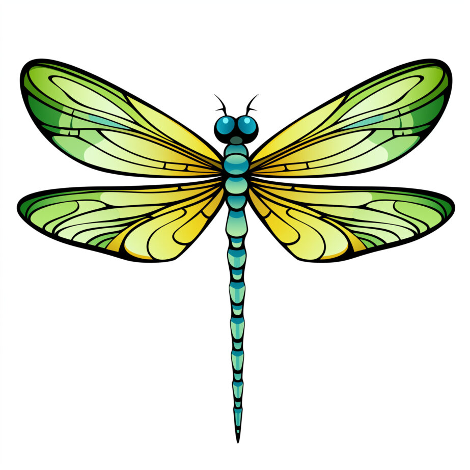 Dragonfly Coloring Pages Printable 2