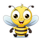 Free Bee Coloring Pages 2