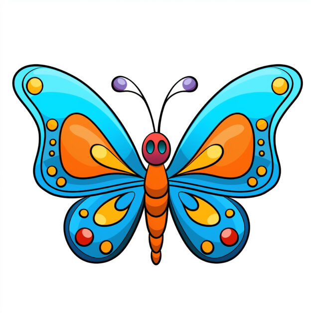 Free Butterfly Coloring Pages For Preschoolers Coloring Pages Mimi Panda