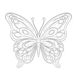 Free Butterfly Printable Coloring Pages - Printable Coloring page