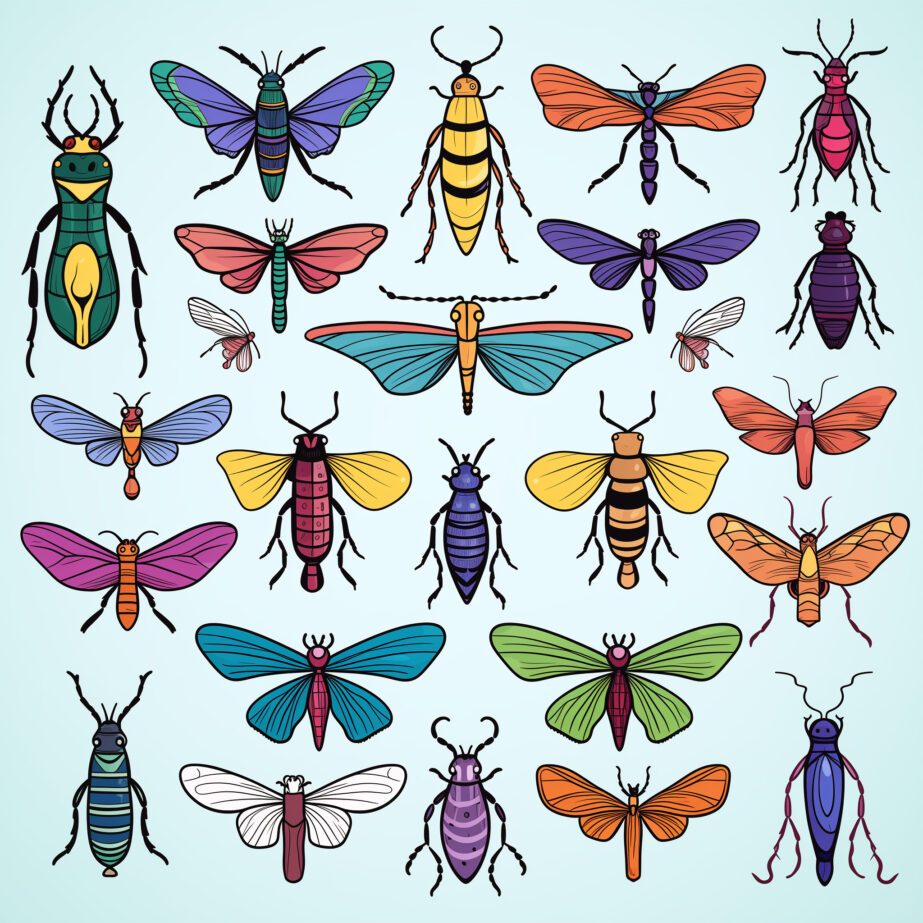 Páginas Para Colorear Gratis Insectos 2