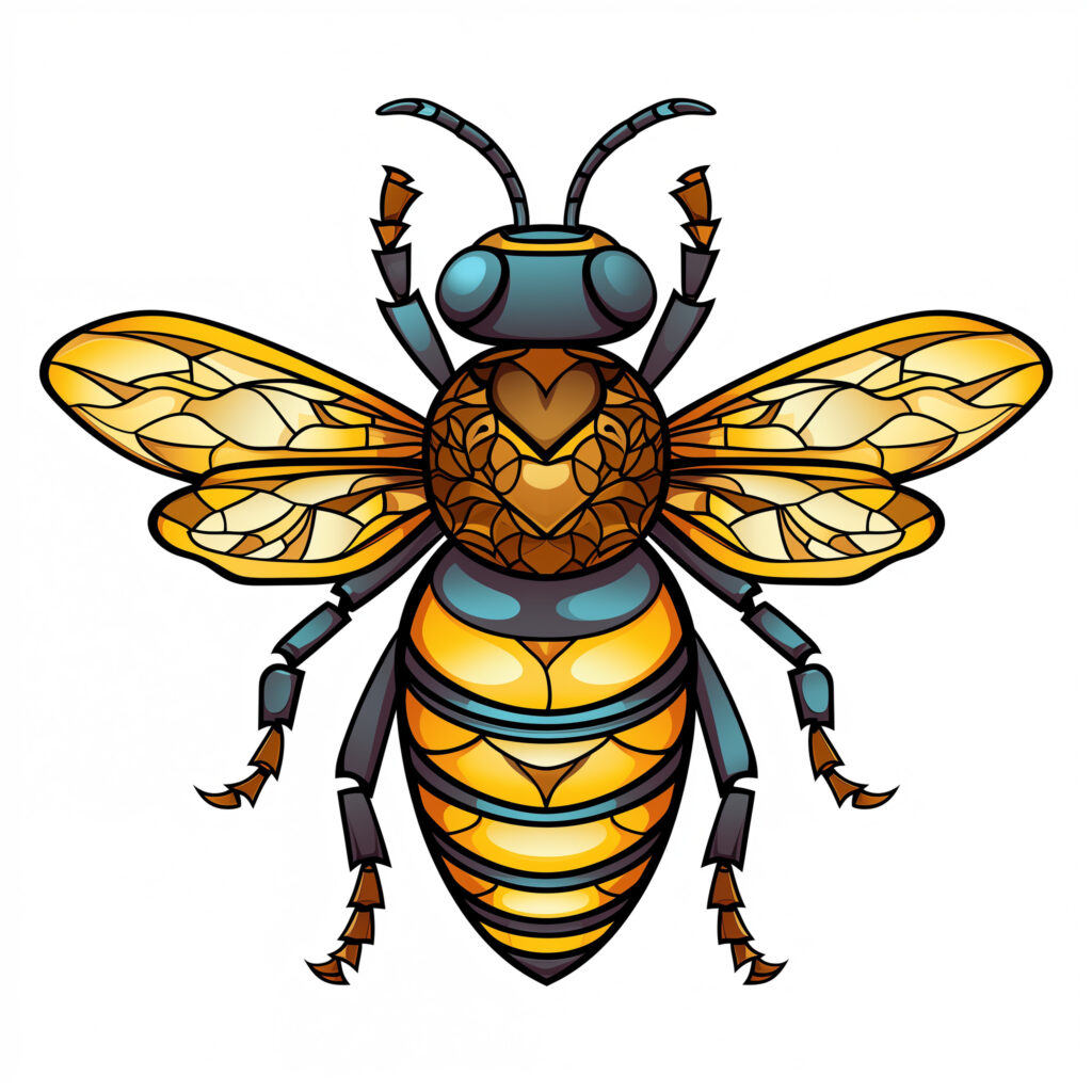Free Honey Bee Coloring Pages | Coloring Pages Mimi Panda