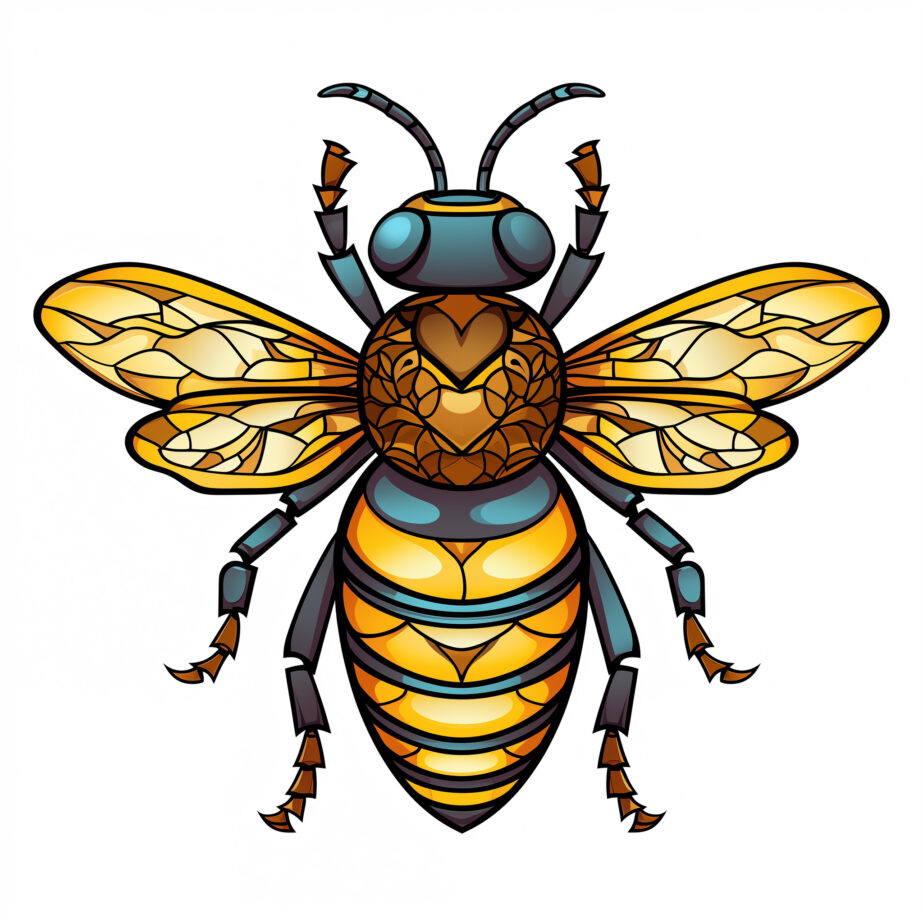 Free Honey Bee Coloring Pages 2Original image