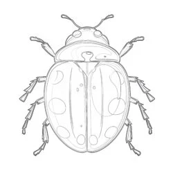 Free Lady Bug Coloring Pages - Printable Coloring page