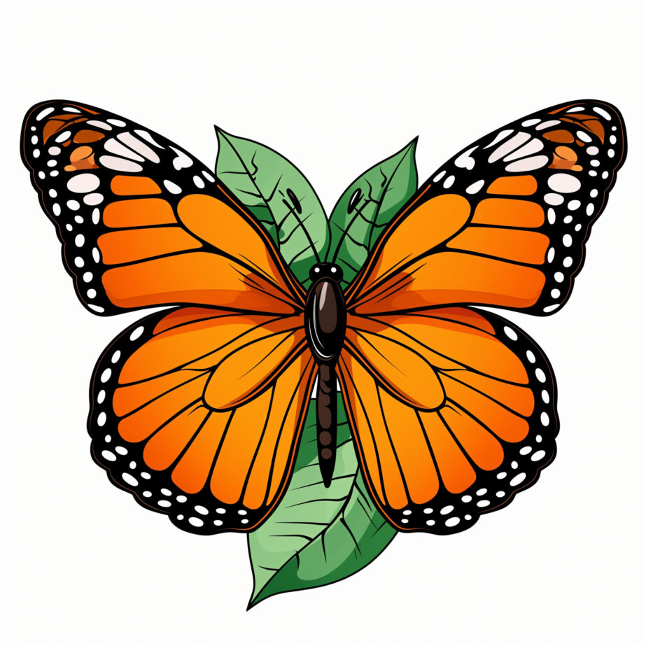 Free Monarch Butterfly Coloring Pages 2Original image