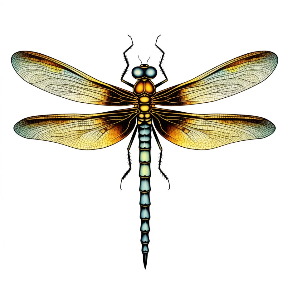 Free Printable Dragonfly Coloring Pages 2