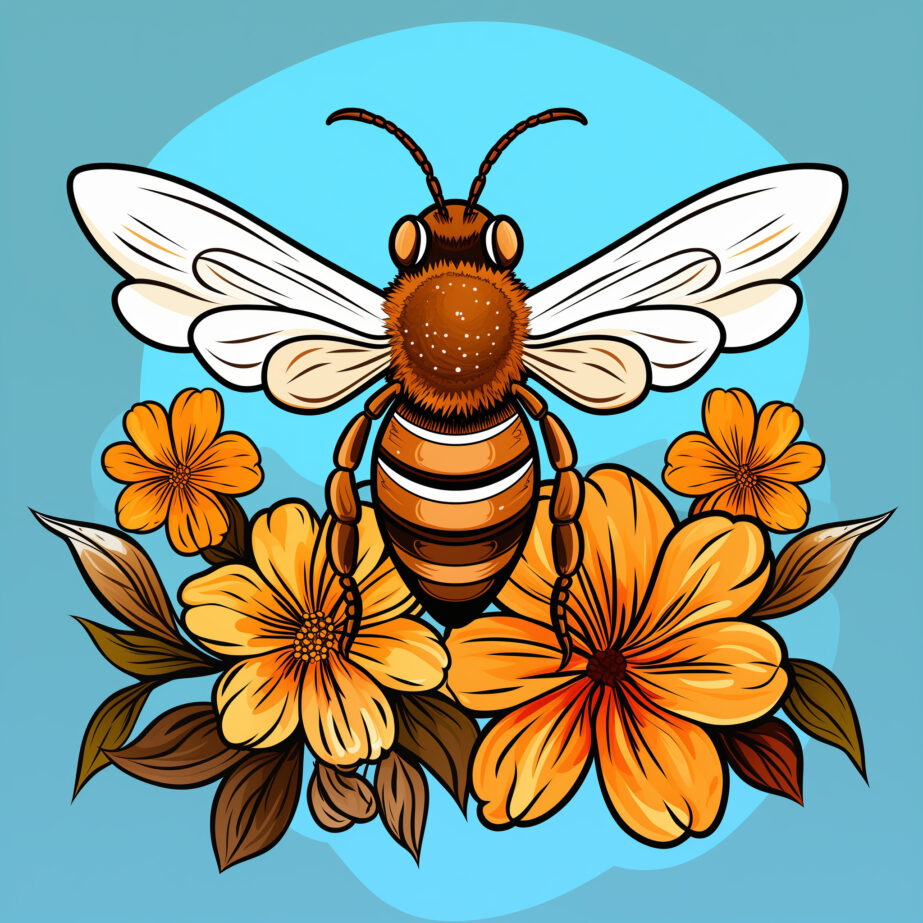 Free Printable Honey Bee Coloring Pages 2Original image
