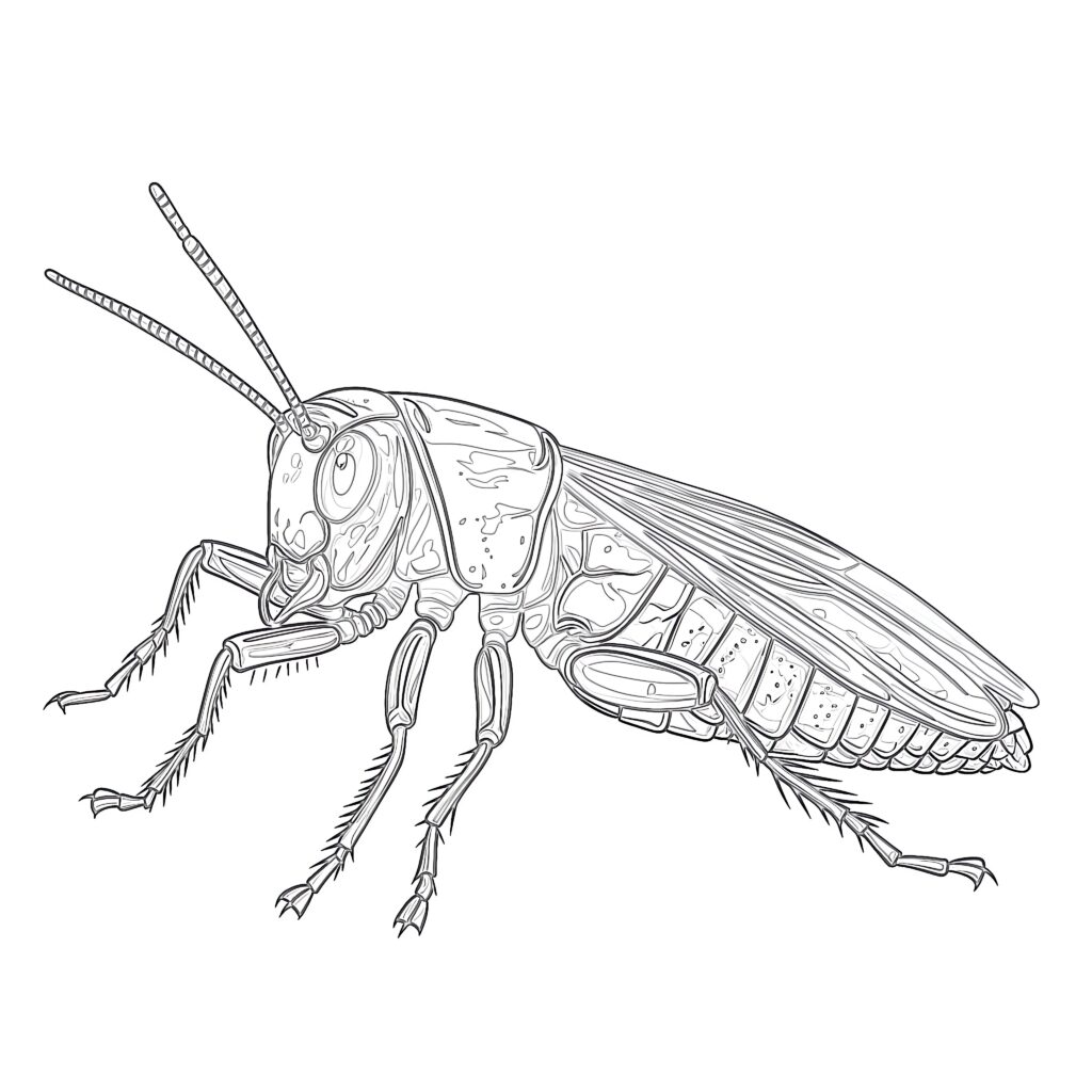 Free Printable Insect Coloring - Free Printable Insect Coloring Pages 1024x1024
