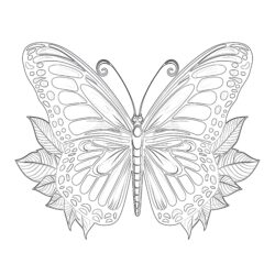 Free Printable Monarch Butterfly Coloring Pages - Printable Coloring page