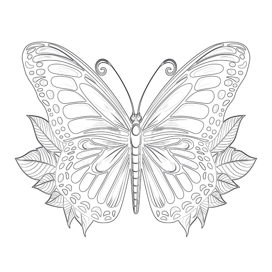 Free Printable Monarch Butterfly Coloring Pages