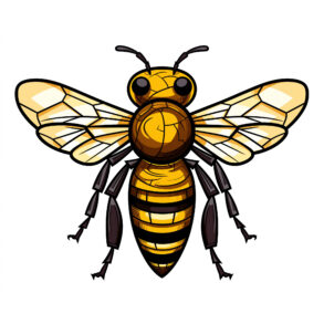 Honey Bee Coloring Pages Printable | Coloring Pages Mimi Panda