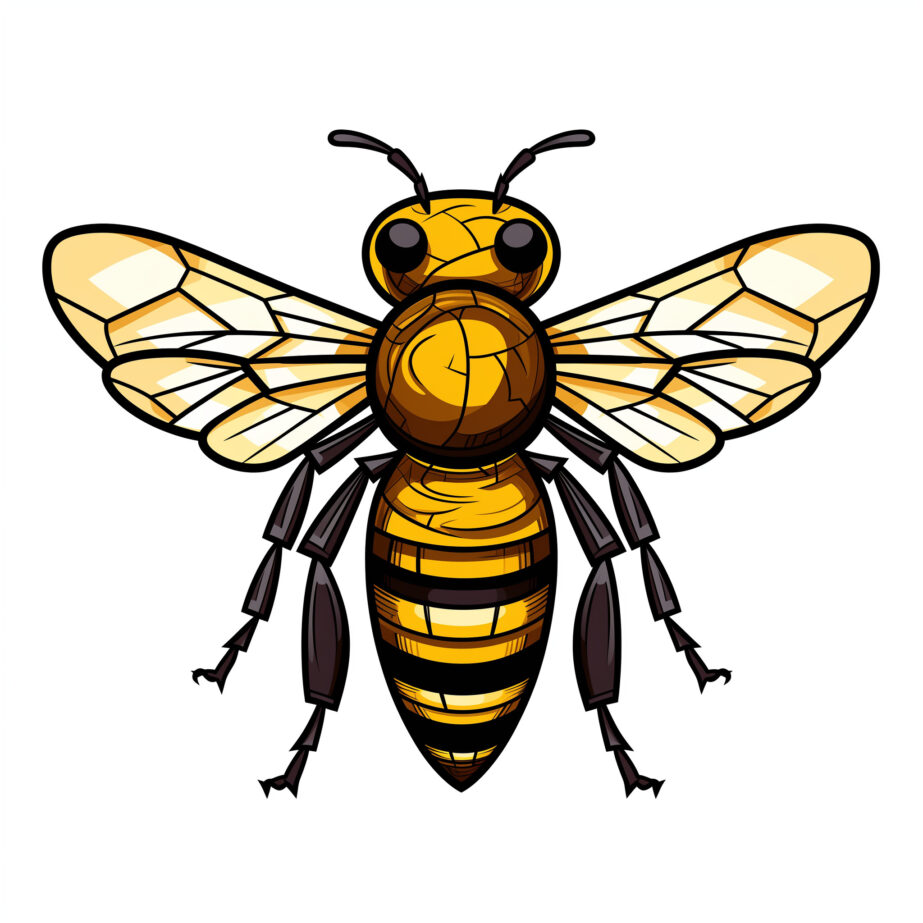 Honey Bee Coloring Pages Printable 2Original image