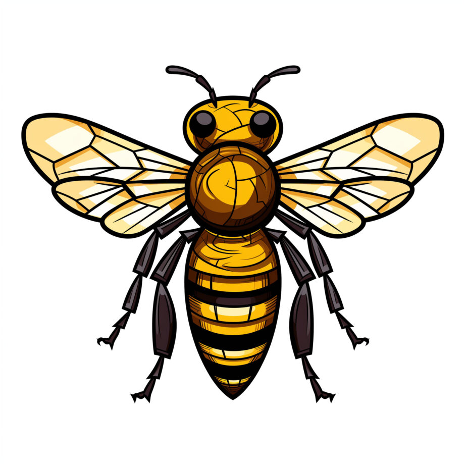 Honey Bee Coloring Pages Printable 2