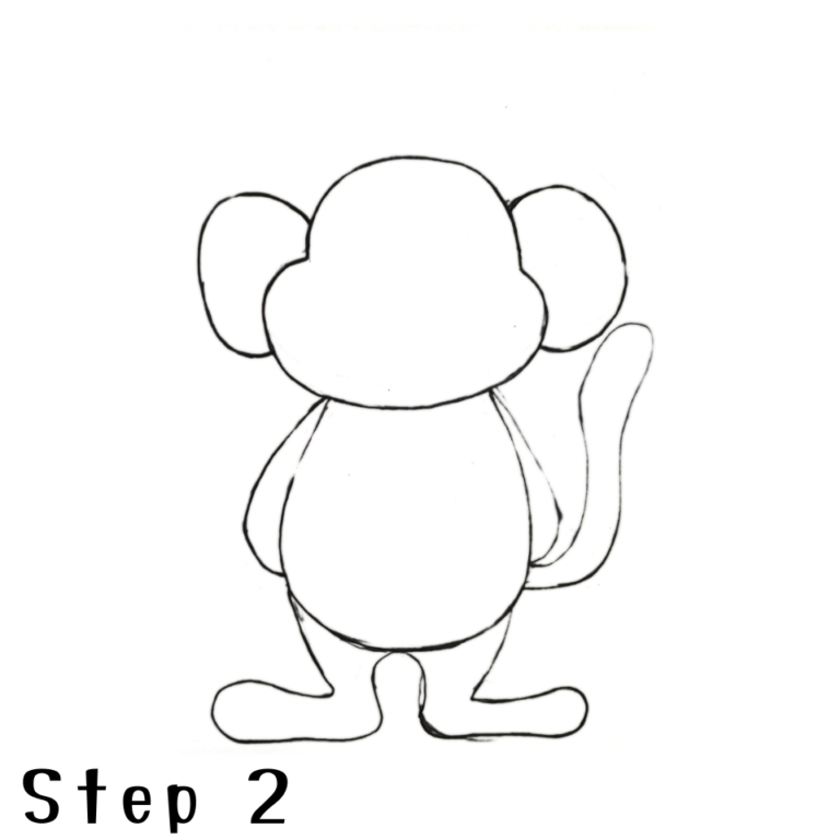 How to Draw a Monkey: A Step-by-Step | How to Mimi Panda