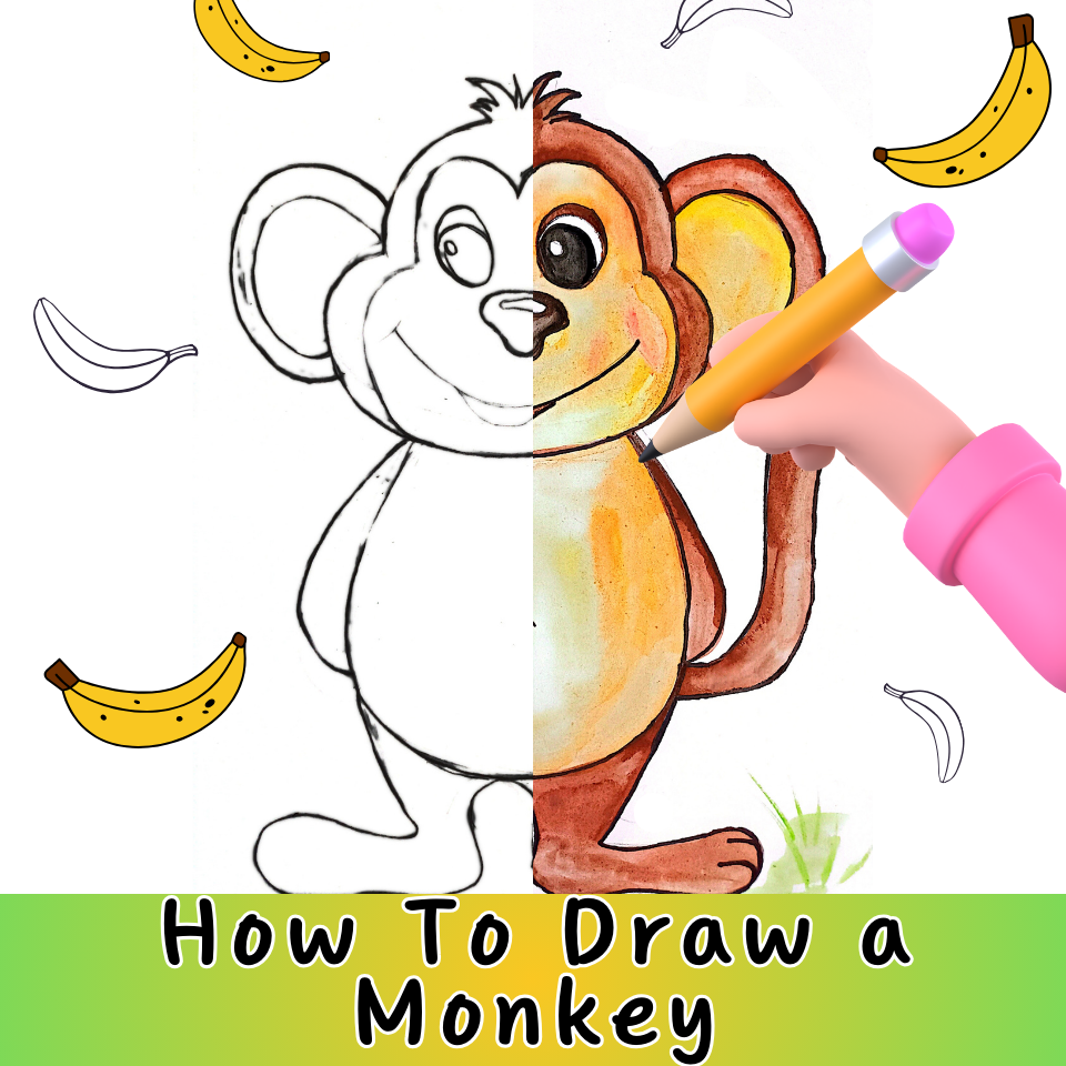 270+ Monkey Drawing For Kids Pictures Stock Photos, Pictures & Royalty-Free  Images - iStock