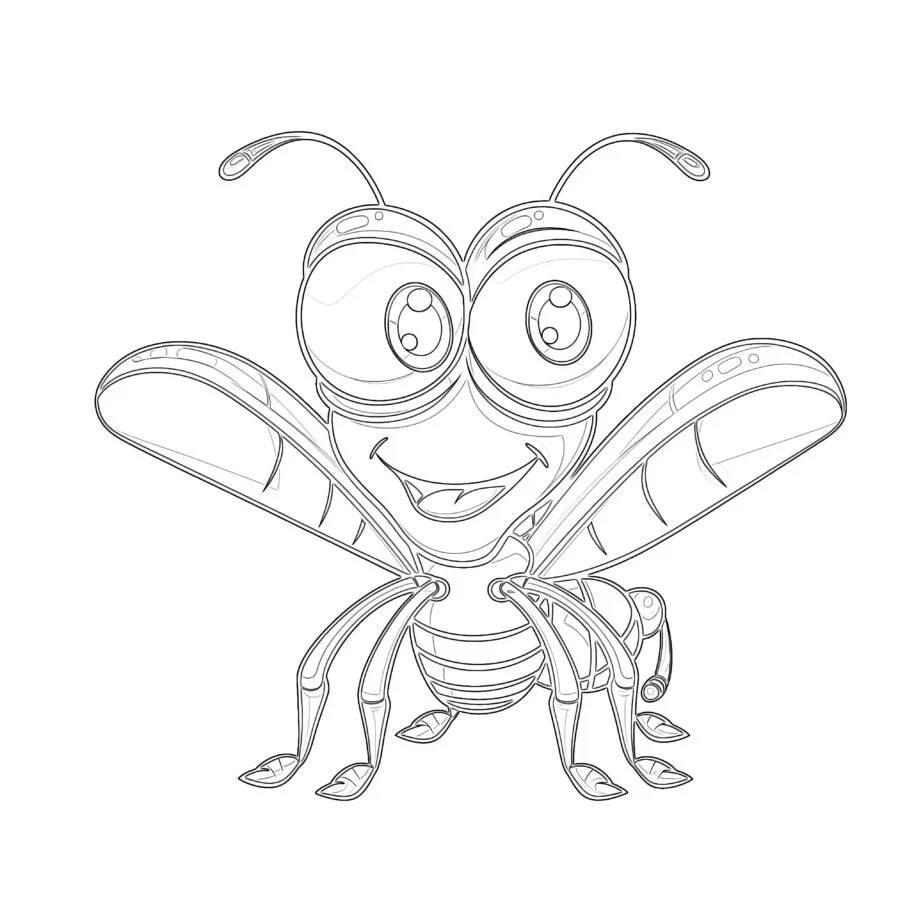 Insect Coloring Page
